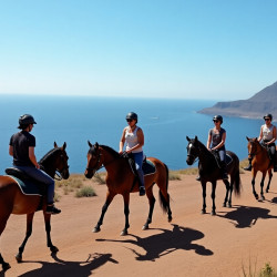 Paseo a caballo inolvidable en Tenerife.